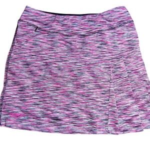 Women's Athletic Skort Pink‎ Black White Space Dye Golf Tennis Chase54
